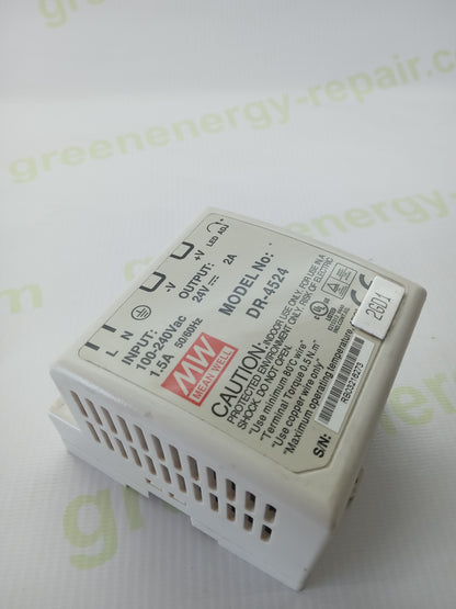 Mean Well DR-4524 DIN Rail Power Supply 24V DC 2A