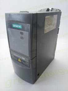 Siemens MICROMASTER 420 6SE6420-2UD17-5AA0 Frequency Inverter (VFD) – Used