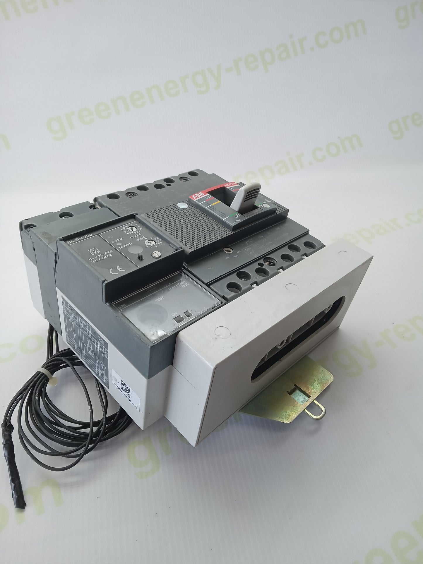 ABB SACE Isomax / RC Sel 200 Molded Case Circuit Breaker with Residual Current Protection – Used