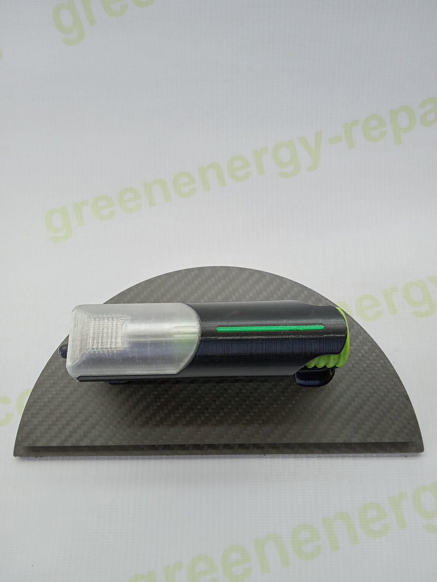 Grattatore in carbonio con alimentazione tramite Power Bank — strumento professionale per un lavoro preciso