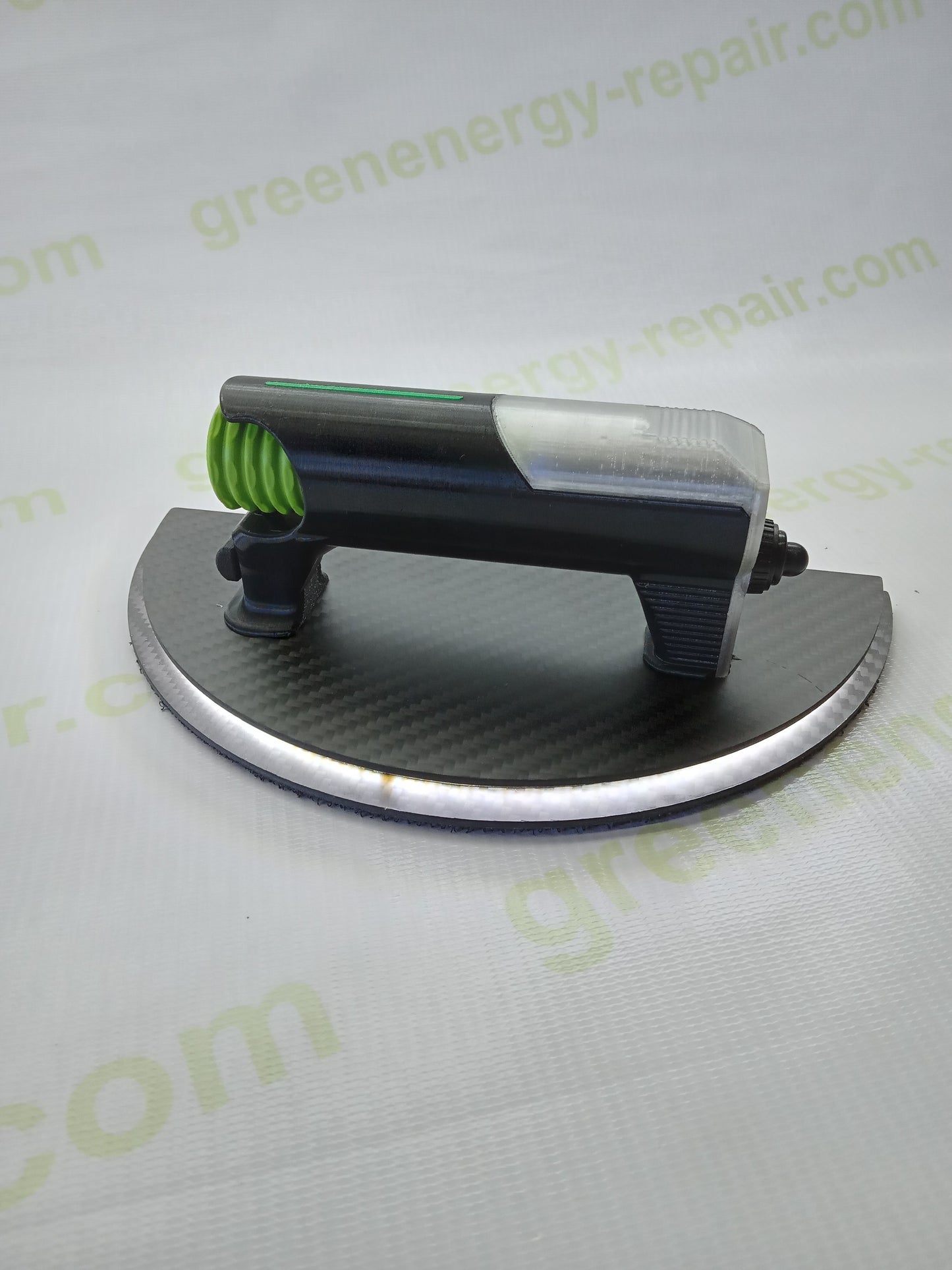 Grattatore in carbonio con alimentazione tramite Power Bank — strumento professionale per un lavoro preciso
