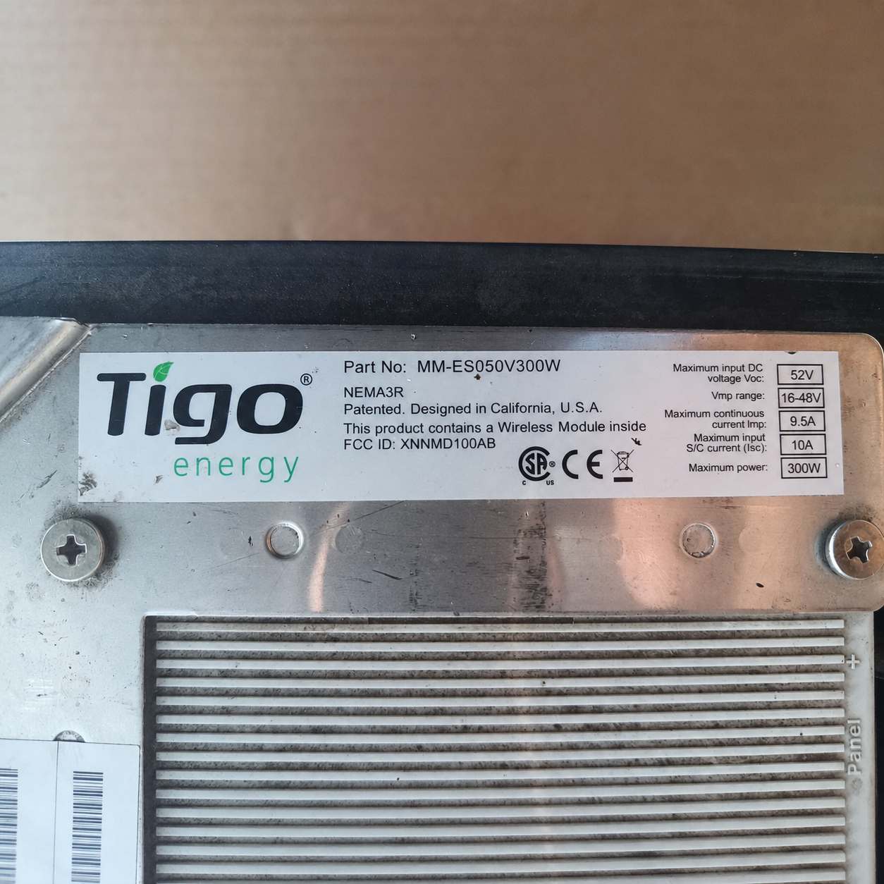 BISOL BMO-250 250W Photovoltaic Panels with Integrated Tigo MM-ES050V300W Optimizers – Tested & Fully Functional Solar Module Lot