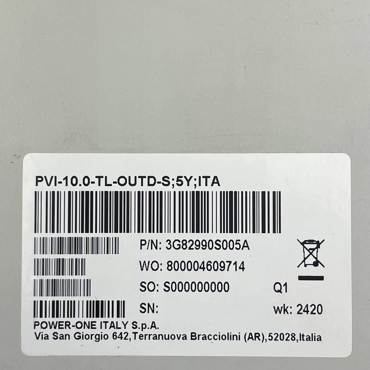 ABB PVI-10.0-TL-OUTD-S Solar Inverter | Three-Phase | 10 kW