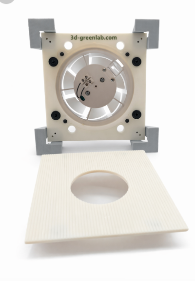 Concealed built-in ventilation fan