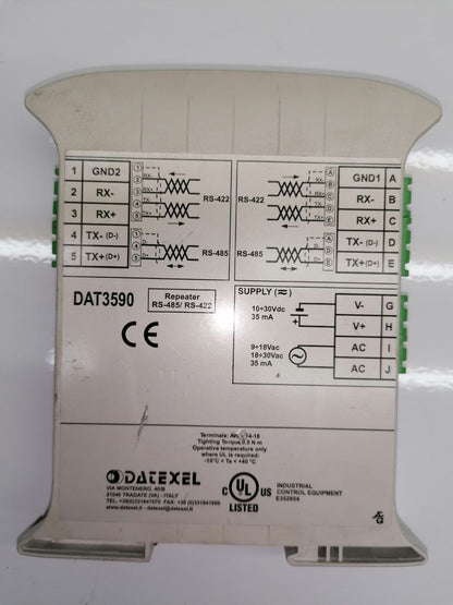 DAT3590 Isolated RS485/RS422 Repeater – Reliable Signal Amplification and Isolation