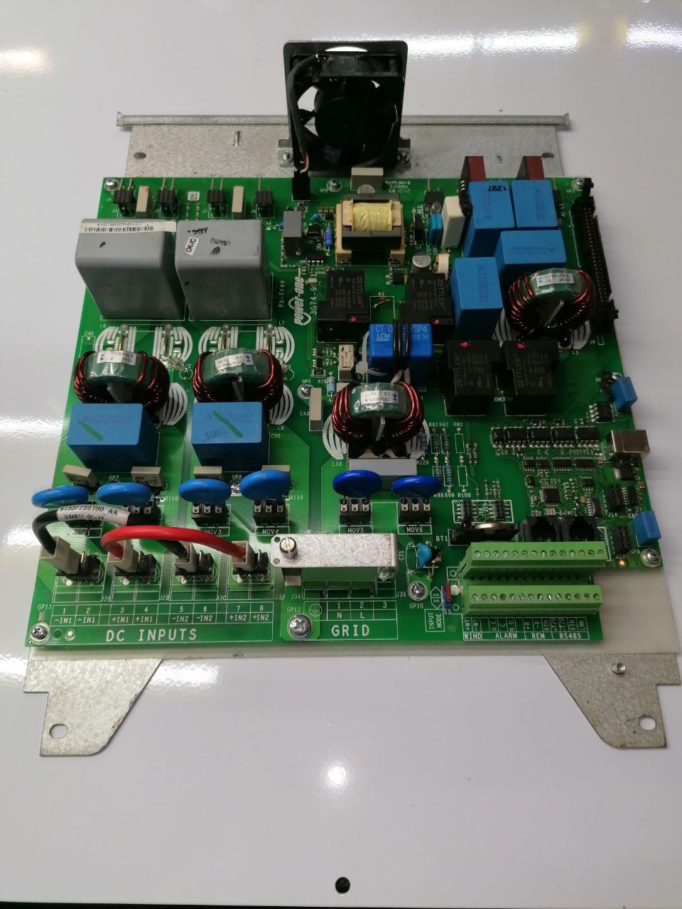 Aurora ABB PVI one outd Power One 3kw 3000w filter relay board solves error e031, e019, e020, e033, e013, e021, e030, does not turn on, fan failure, Riso Low