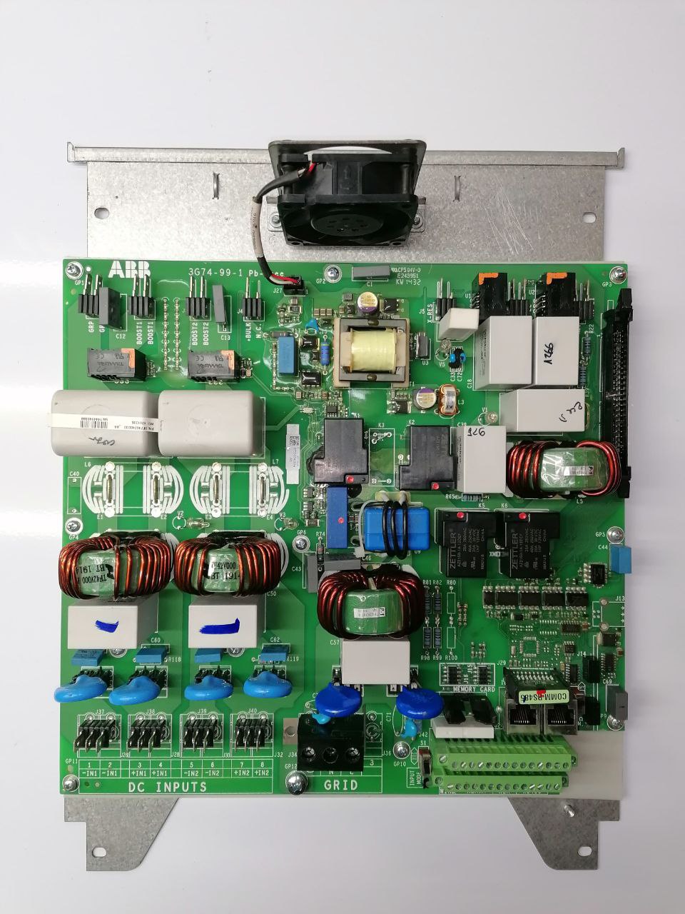 Aurora ABB PVI one outd Power One 3.6kw 4.2kw 3600w 4200w filter relay board solves error e031, e019, e020, e033, e013, e021, e030, does not turn on, fan failure, riso low