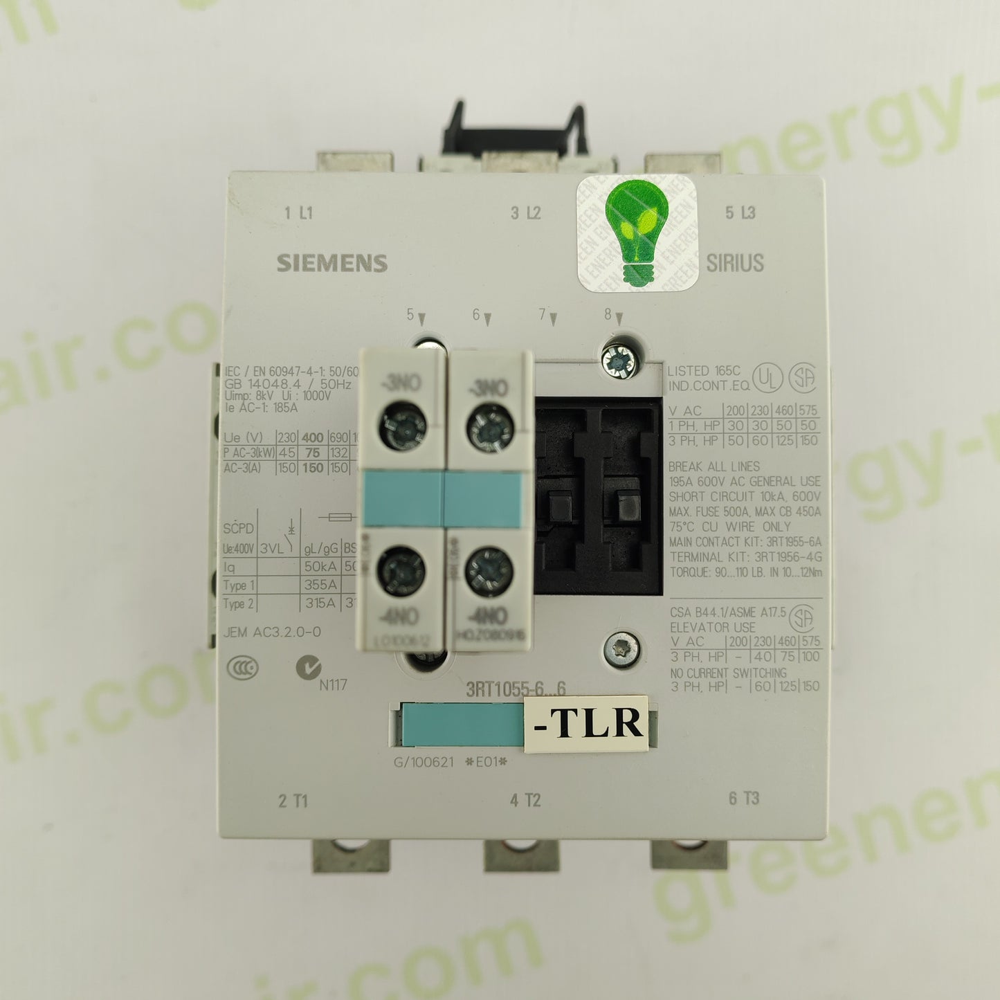 Siemens 3RH1921-1DA11 Auxiliary Contact Block | AC-15 / DC-13 | 10A 240V | IEC 60947-5-1 | Industrial Control