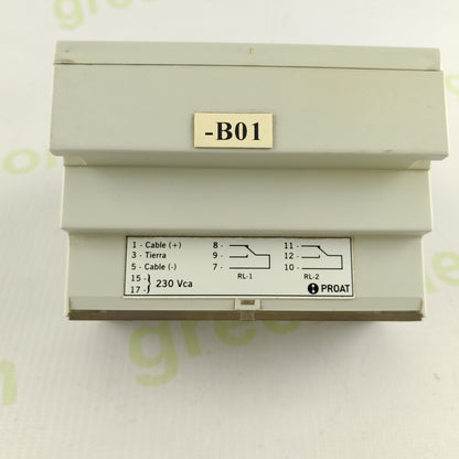 Vigilante de Aislamiento FAC3/900/C | PROAT | 230 V AC Auxiliary Voltage | Industrial Insulation Monitoring Relay