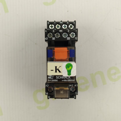Schrack PT78740 Relay | JM 24 VDC Coil | 6A / 250 VAC | CE Certified | Made in Romania