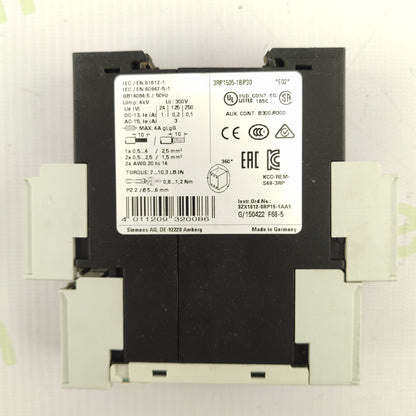 Siemens 3RP1505-1BP30 Time Relay | IEC/EN 61812-1 | 24–250 V Input | AC-15 / DC-13