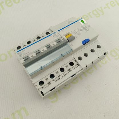 Hager MCA432 + BF463N | 4-Pole RCCB/MCB Assembly | C32 | 300 mA | Industrial Protection Module