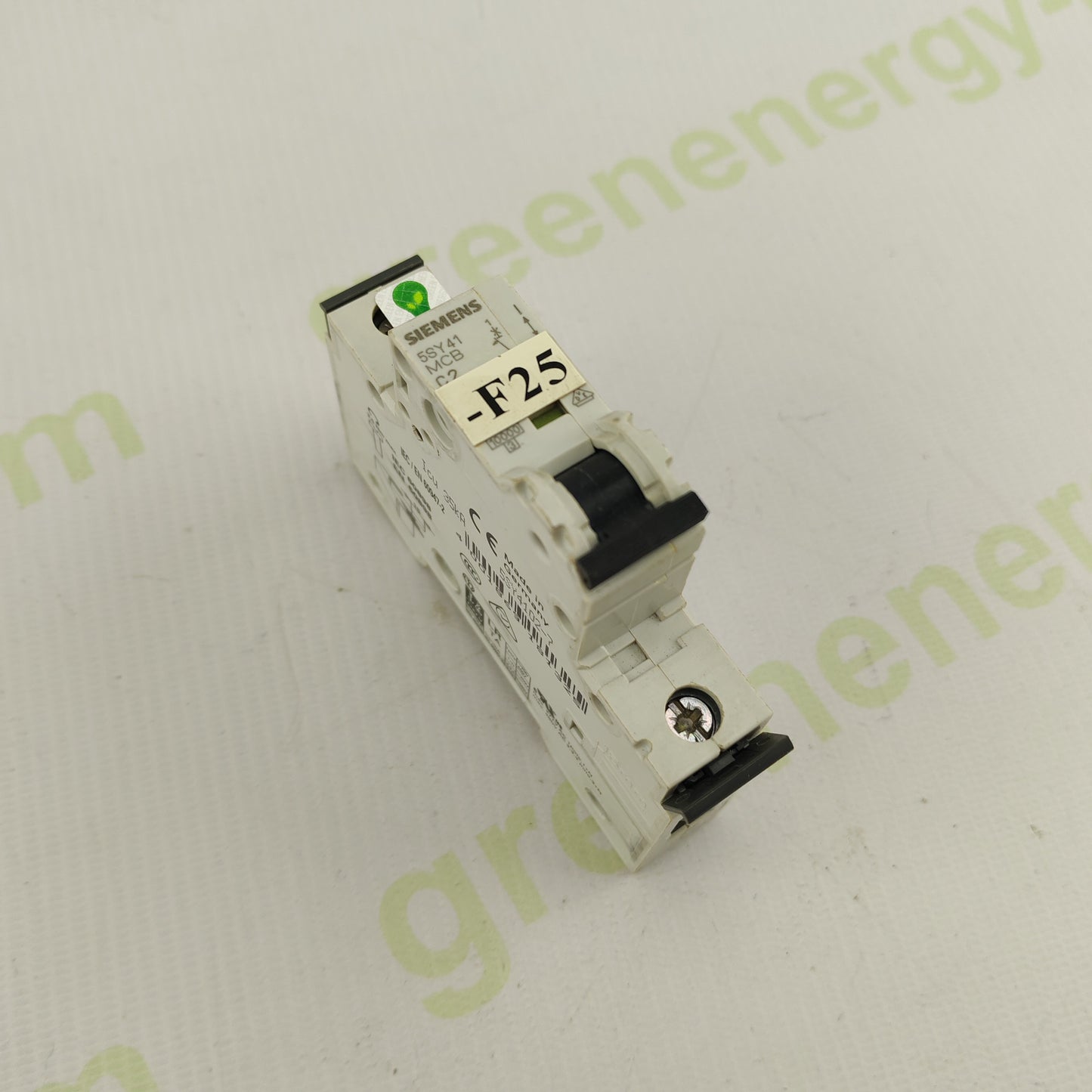 Siemens 5SY41 MCB | C2 Curve | 1-Pole | 2 A | Miniature Circuit Breaker | Original Siemens Protection Device