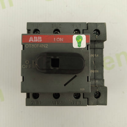 ABB OT80F4N2 | 4-Pole Load Break Switch | 80 A | 690 V AC | Original ABB Disconnecting Uni