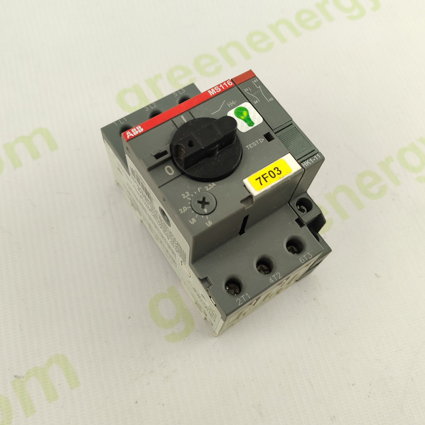 ABB MS116 Auxiliary Contact Module | IEC/EN 60947-5-1 | Industrial Control Equipment | B600/Q600 Rated
