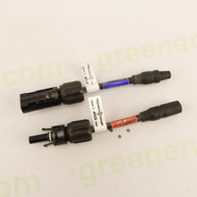 DC Photovoltaic MC4 Adapter Cable Set (MC4 Male & MC3 Female to Cylindrical DC Connector, + / − Polarity)