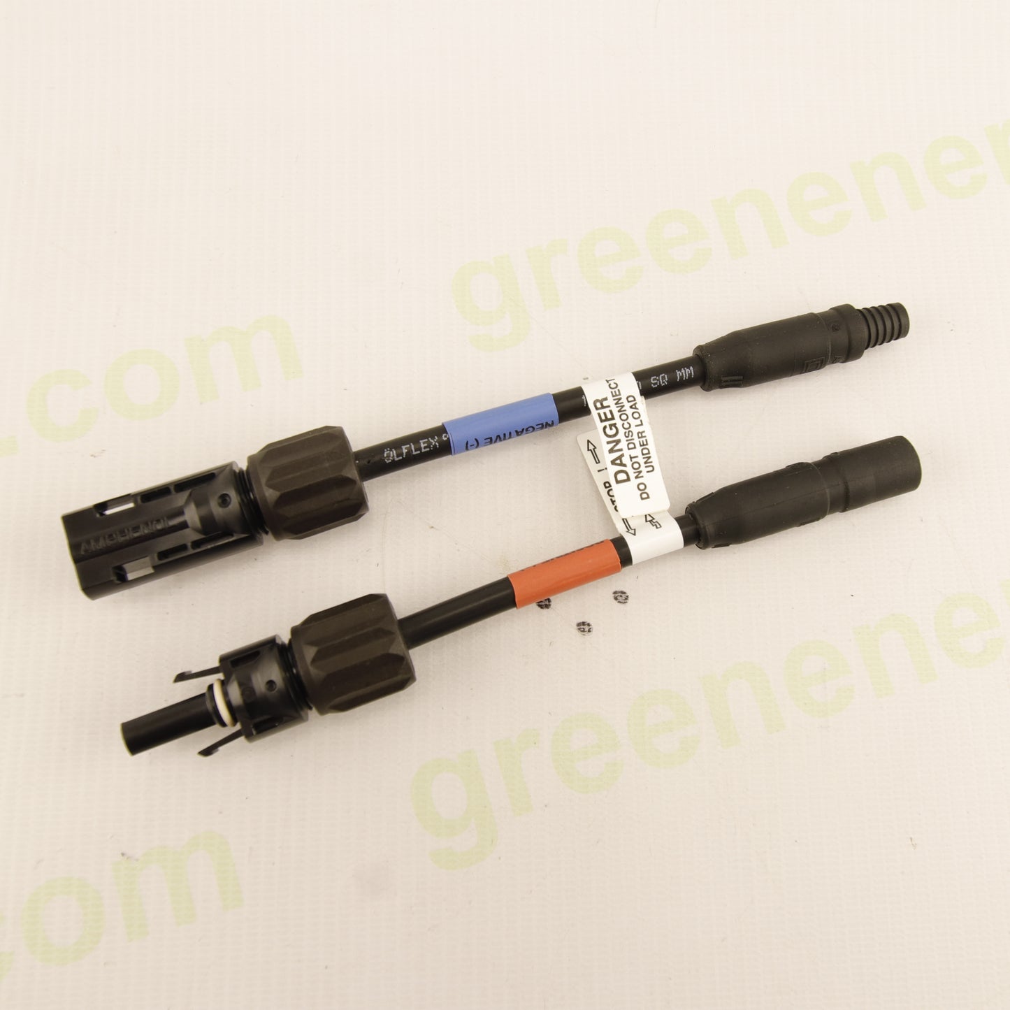 DC Photovoltaic MC4 Adapter Cable Set (MC4 Male & MC3 Female to Cylindrical DC Connector, + / − Polarity)