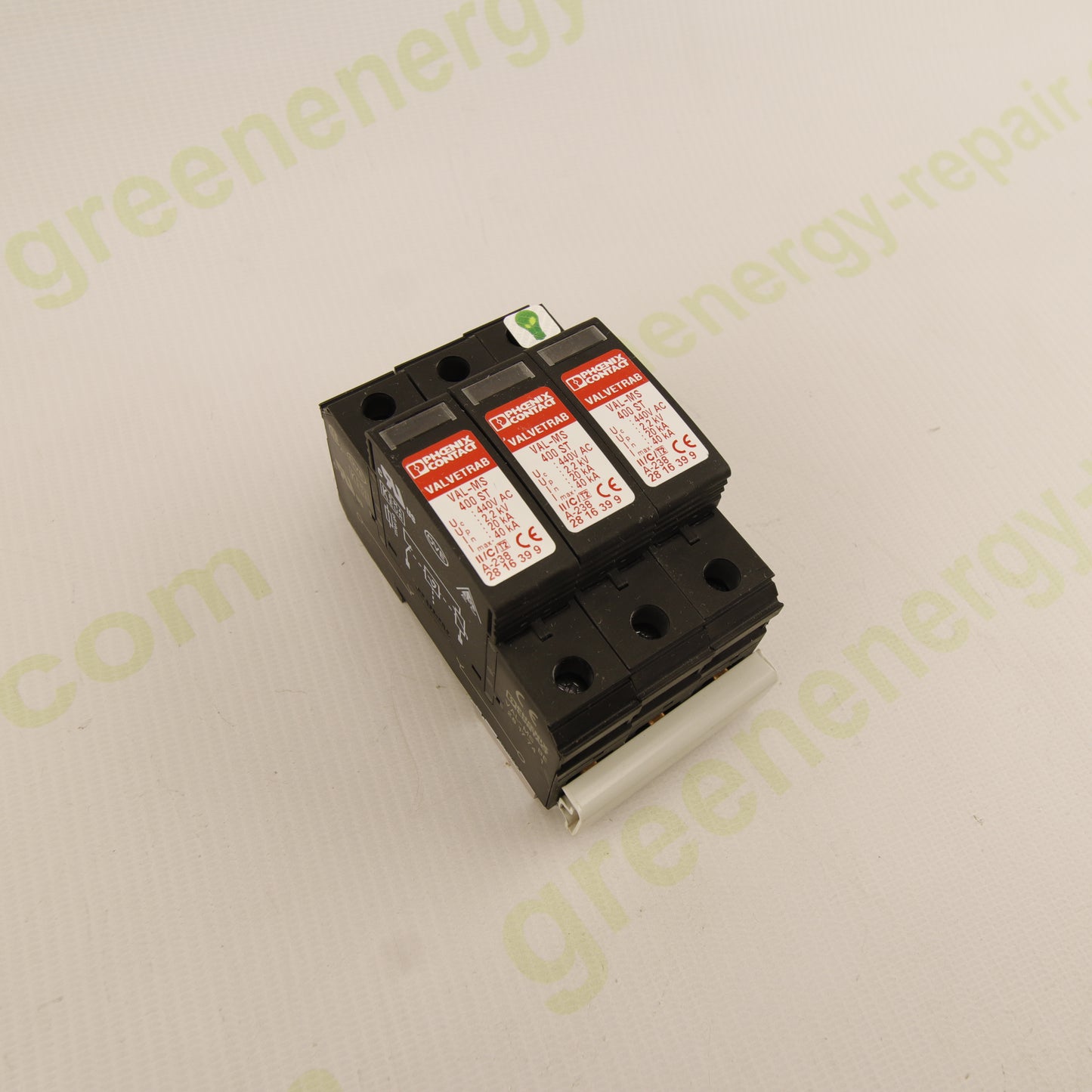 Phoenix Contact VAL-MS 400 ST | Type II Surge Protection Device | 3-Phase | 440V AC | 40kA Max | DIN Rail