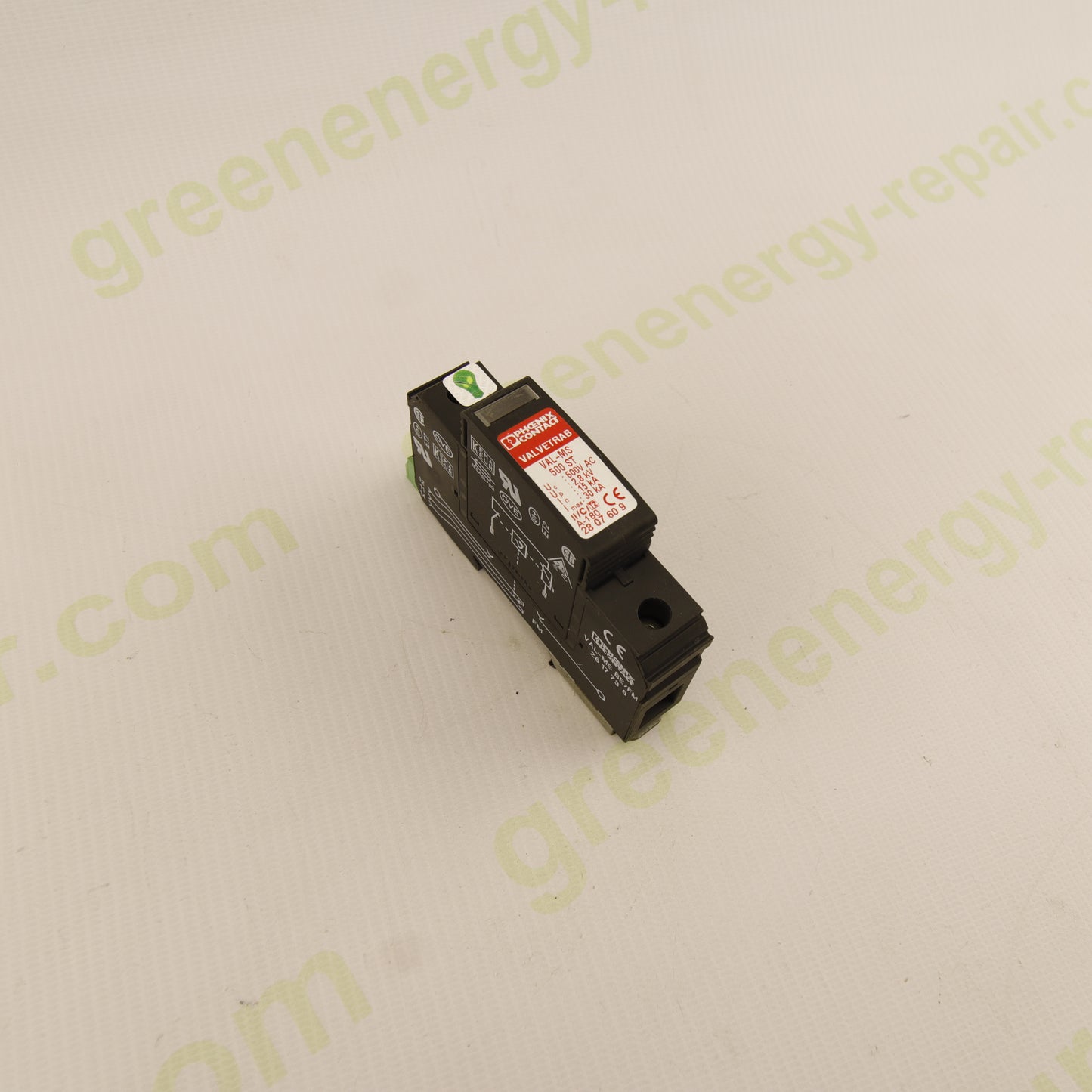 Phoenix Contact VALVETRAB VAL-MS 500 ST + VAL-MS BE/FM | Surge Protection Device Type 2 | 600 V AC | 30 kA |