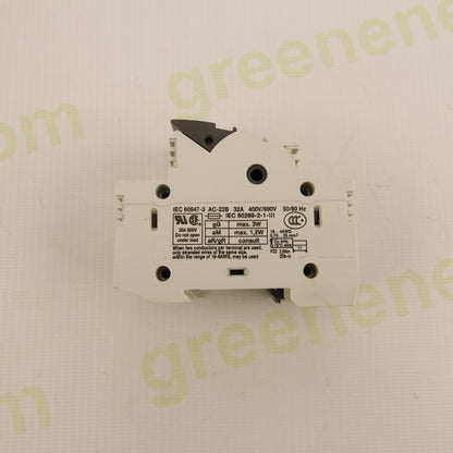 Wöhner AES 2x38 Art. 31112 – 2-Pole Modular Fuse Holder 10x38 mm | 32A | Up to 690V AC | DIN Rail | IEC 60947-3