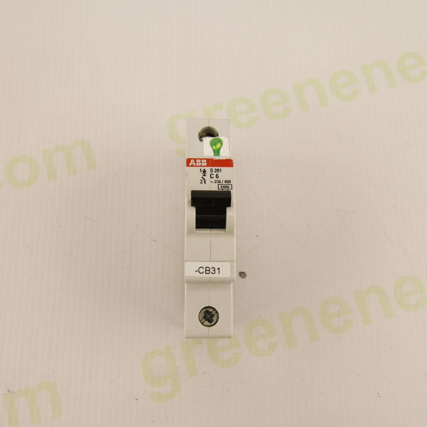 ABB S201 C6 – 1P 6A Curve C MCB | 230/400V AC | 6kA | S200 Series | Single-Pole Miniature Circuit Breaker