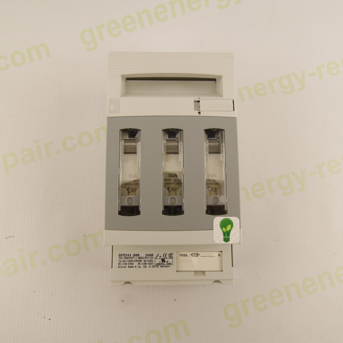 Rittal 3-Pole Fuse Switch Disconnector 160 A | 690 V AC | NH Fuse Holder |