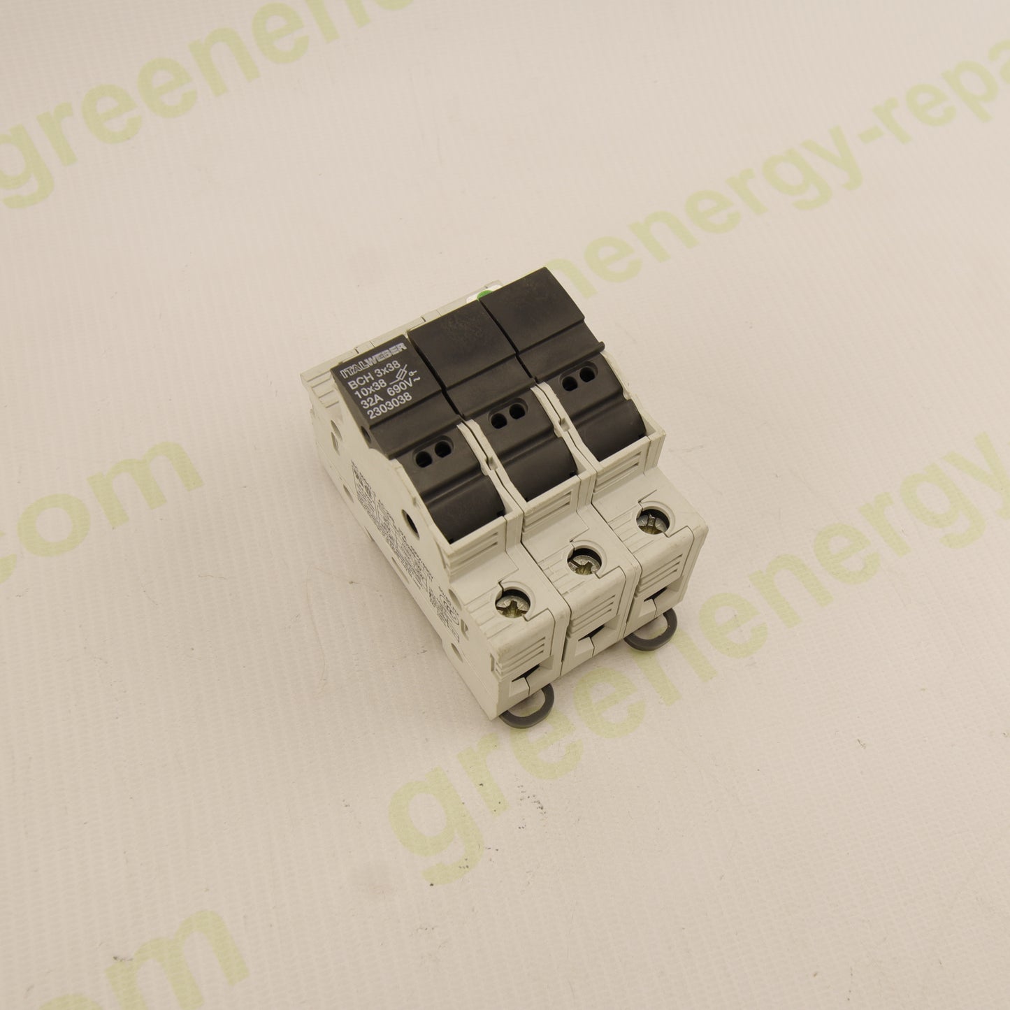 Italweber BCH 3x38 – 3P Modular Fuse Holder for 10×38 mm Fuses | 32A | 690V AC