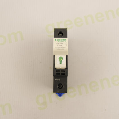 Schneider Electric DF101 – 1P Fuse Holder for 10×38 mm Fuses | 32A | 690V AC |