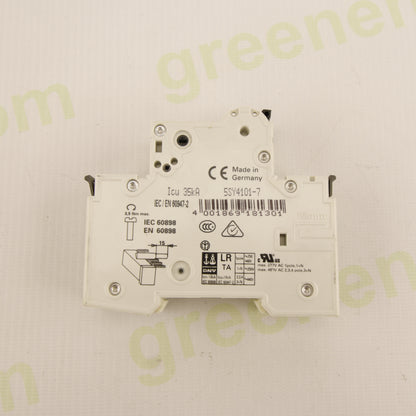 Siemens 5SY41 C1 + Siemens 5ST3010 AS – 1P 1A MCB with Auxiliary Contact | Curve C | 230/400V | 10kA
