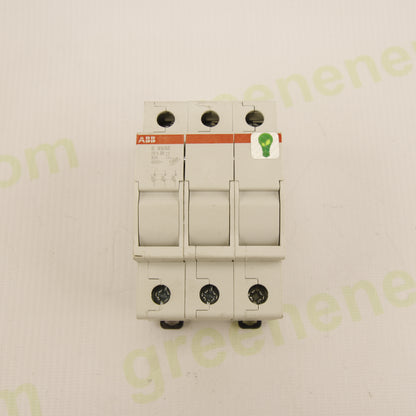 ABB E93/32 – 3P Modular Fuse Holder for 10×38 mm Fuses | 32A | 400V AC | DIN Rail