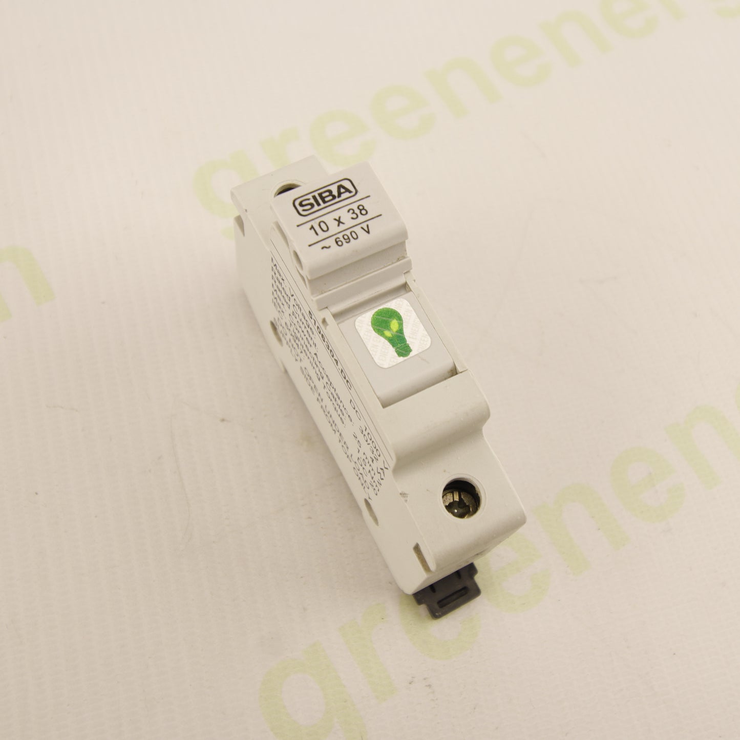 SIBA 5106304.DC – 1P Fuse Holder 10x38 mm | 1000V DC | 30/32A | IEC 60947 | DIN Rail