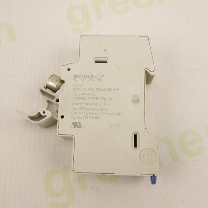 Ferraz Shawmut US101HEL – 1P Modular Fuse Holder 1000V DC 32A | 10x38 mm | Modulo Star Series | IEC 60947-3 / UL 512