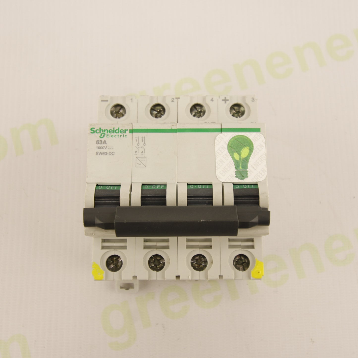 Schneider Electric SW60-DC 63A – 4-Pole DC Switch Disconnector 63A | 1000V DC | DC-21A | IEC/EN 60947-3 | Multi 9