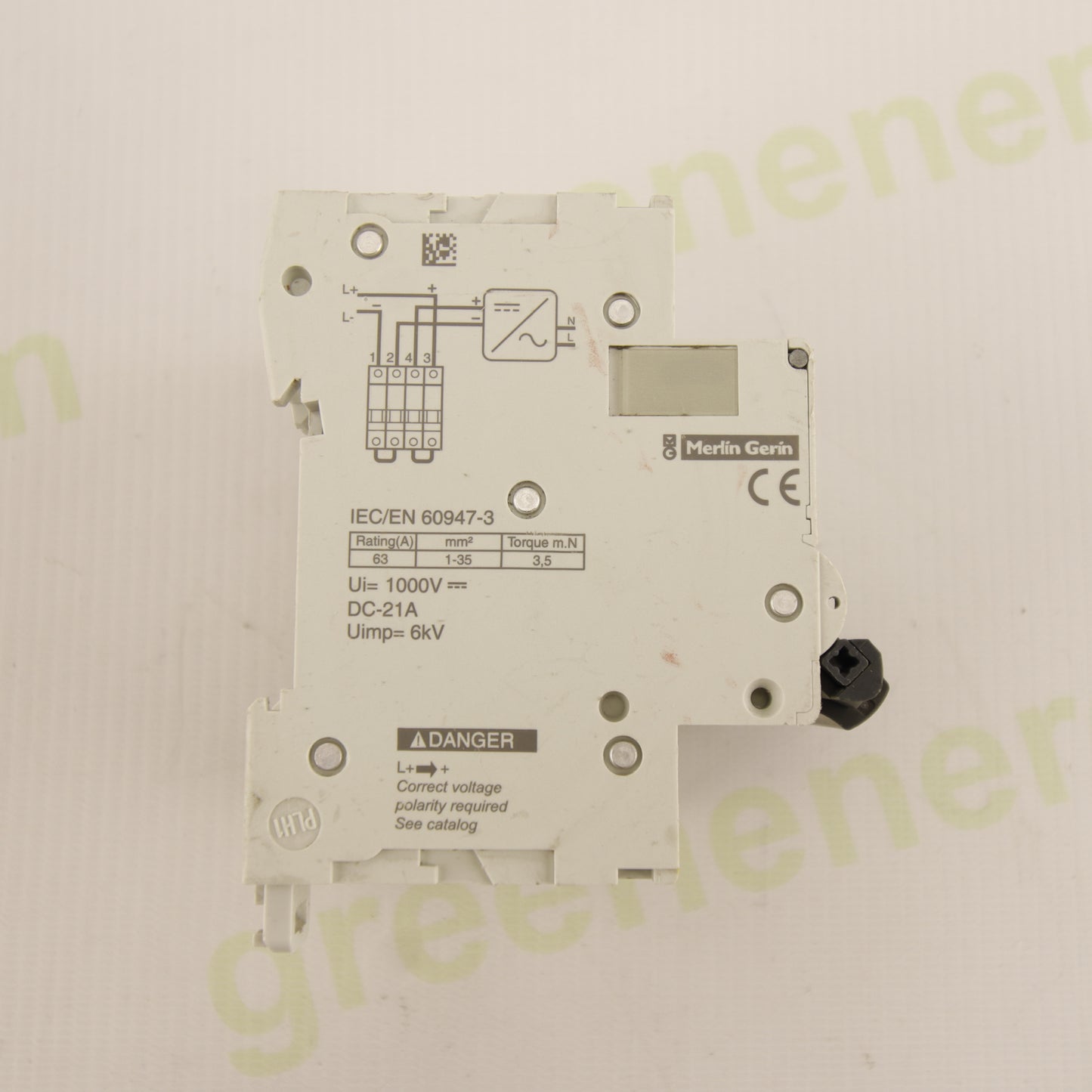 Schneider Electric SW60-DC 63A – 4-Pole DC Switch Disconnector 63A | 1000V DC | DC-21A | IEC/EN 60947-3 | Multi 9