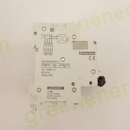 Schneider Electric SW60-DC 63A – 4-Pole DC Switch Disconnector 63A | 1000V DC | DC-21A | IEC/EN 60947-3 | Multi 9