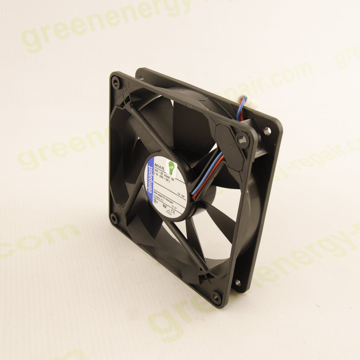 ebm-papst 4414 FL – 119×119×25 mm Axial Fan | 24V DC | 1W | Low Power | Slim Design with Connector
