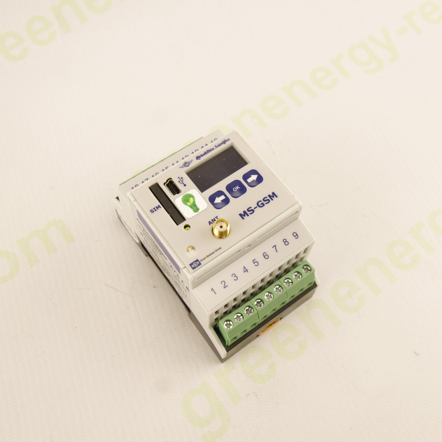 MS-GSM Industrial Communication Module – GSM/GPRS Remote Control Interface | DIN Rail | SIM Slot | USB | External Antenna