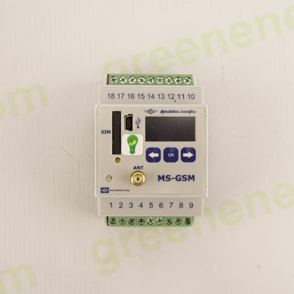 MS-GSM Industrial Communication Module – GSM/GPRS Remote Control Interface | DIN Rail | SIM Slot | USB | External Antenna