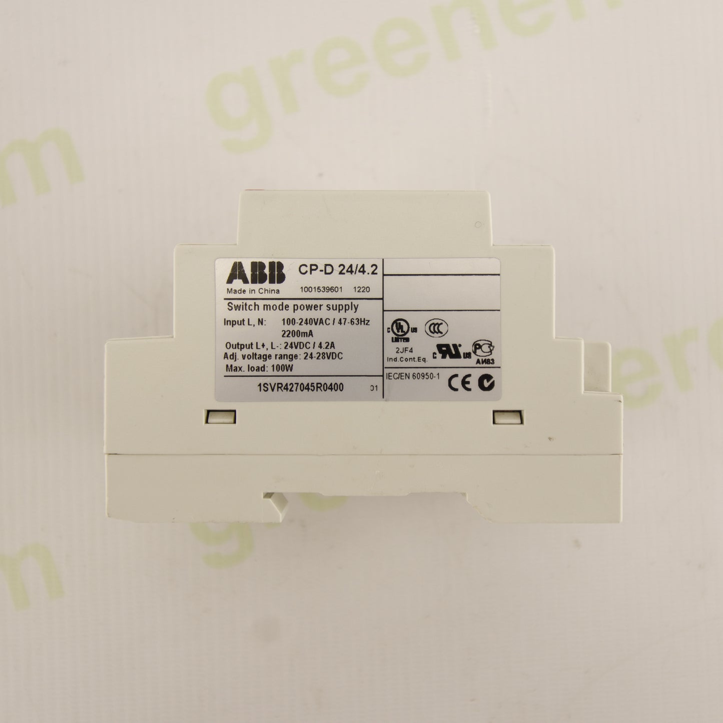 ABB CP-D 24/4.2 DIN Rail Industrial Power Supply – 230VAC → 24VDC 4.2A – 100W
