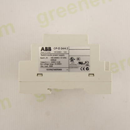 ABB CP-D 24/4.2 DIN Rail Industrial Power Supply – 230VAC → 24VDC 4.2A – 100W