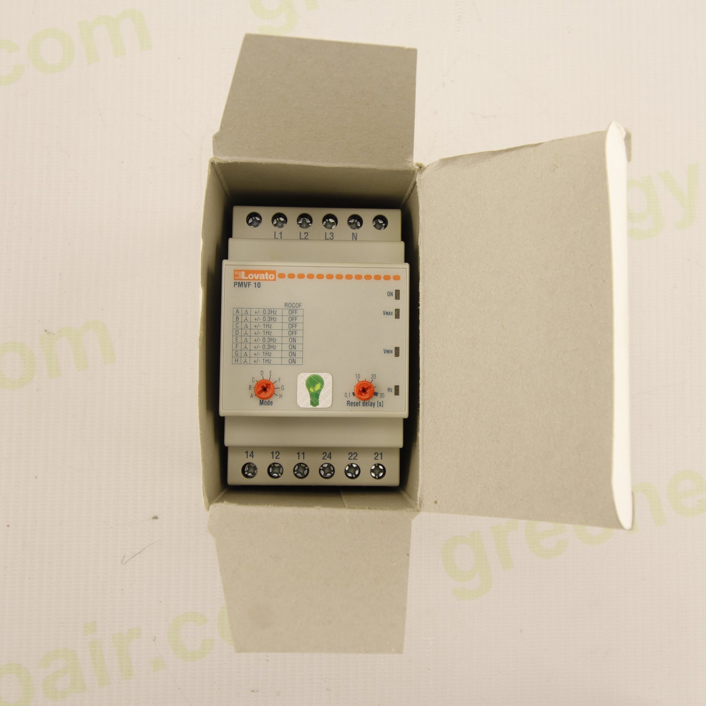 Lovato PMVF10 Multifunction Protection Relay – 3PH+N TRMS – Voltage & Frequency Monitoring 400V