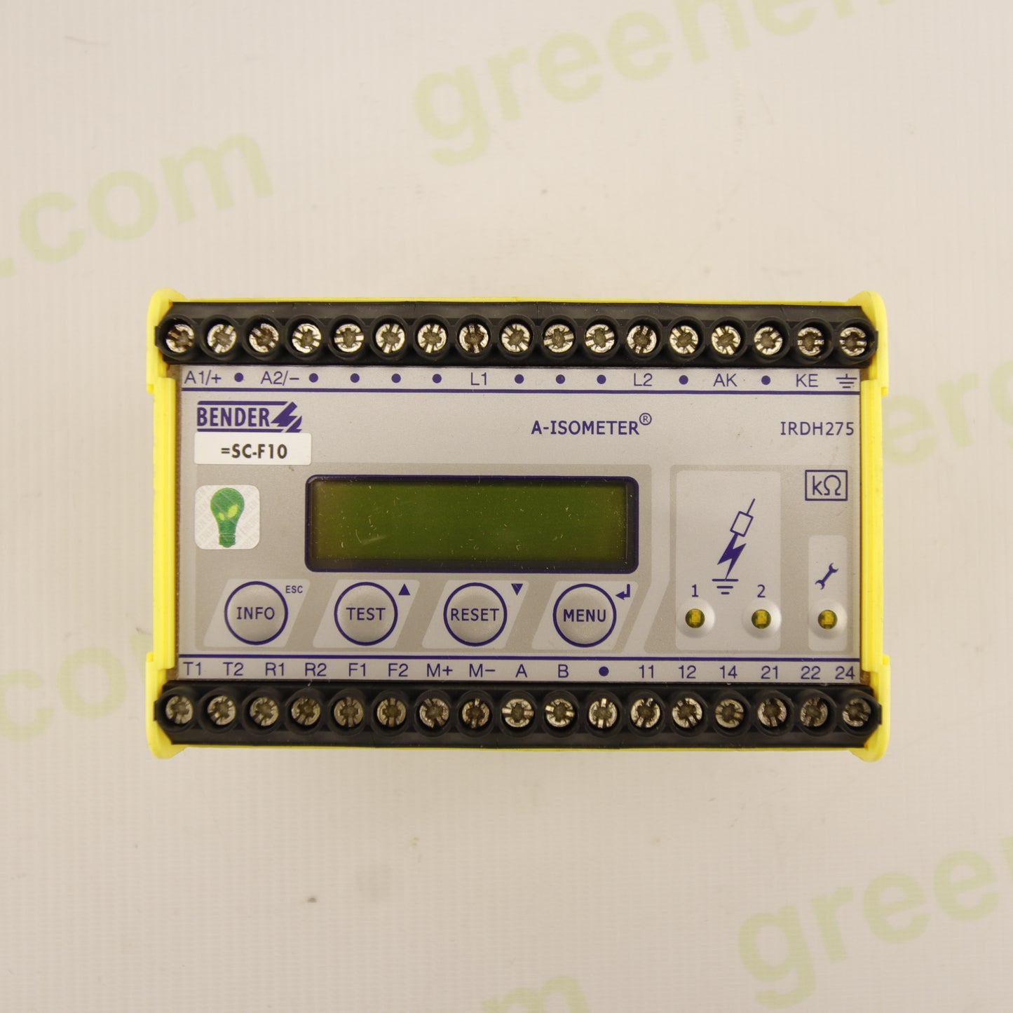 Bender IRDH275B Insulation Monitoring Device – A-ISOMETER® – Industrial IMD for IT Systems – DIN Rail Mount