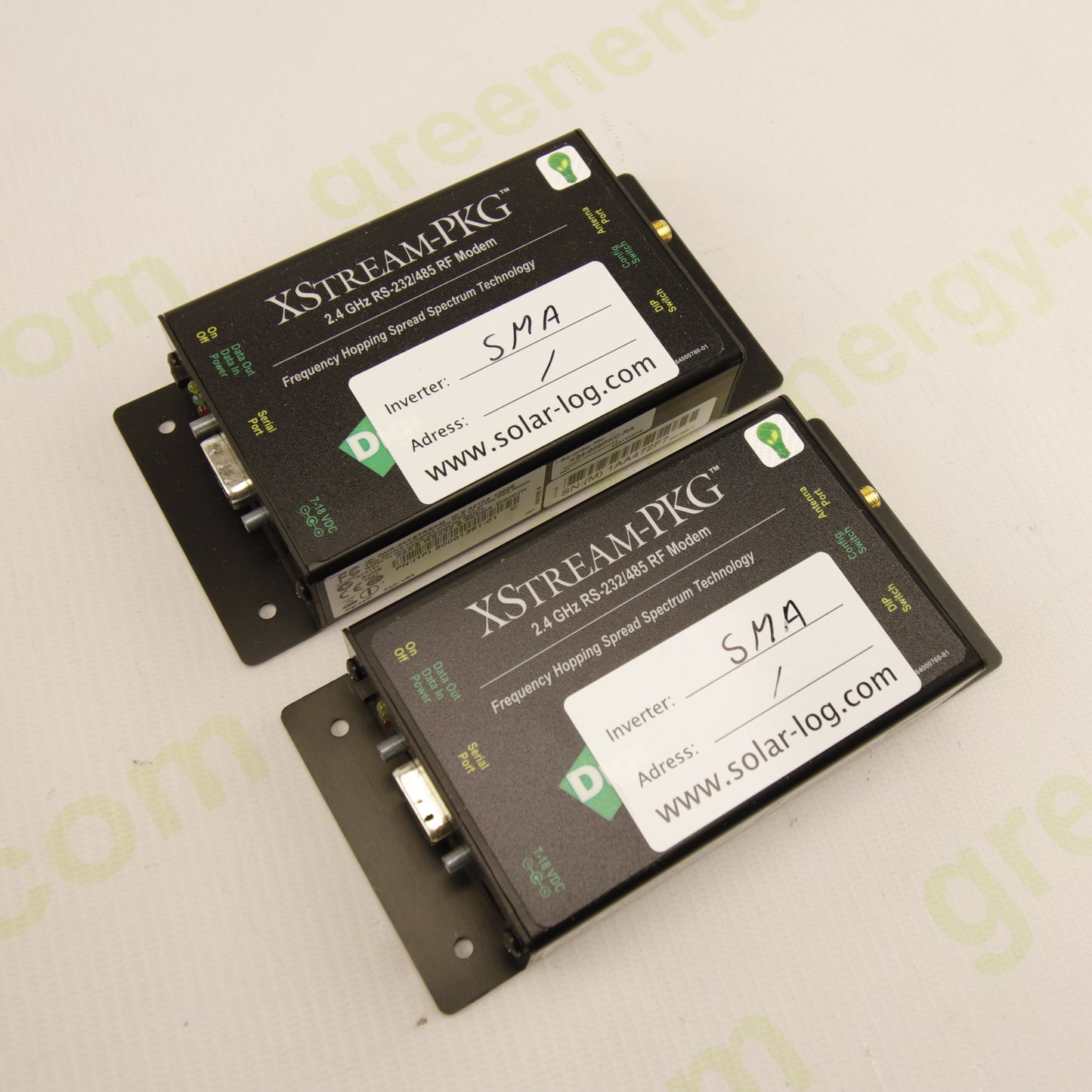 Solar-Log XSTREAM-PKG RF Modem Kit – RS232/485 2.4GHz Wireless Set – For Photovoltaic Monitoring – SMA Compatible