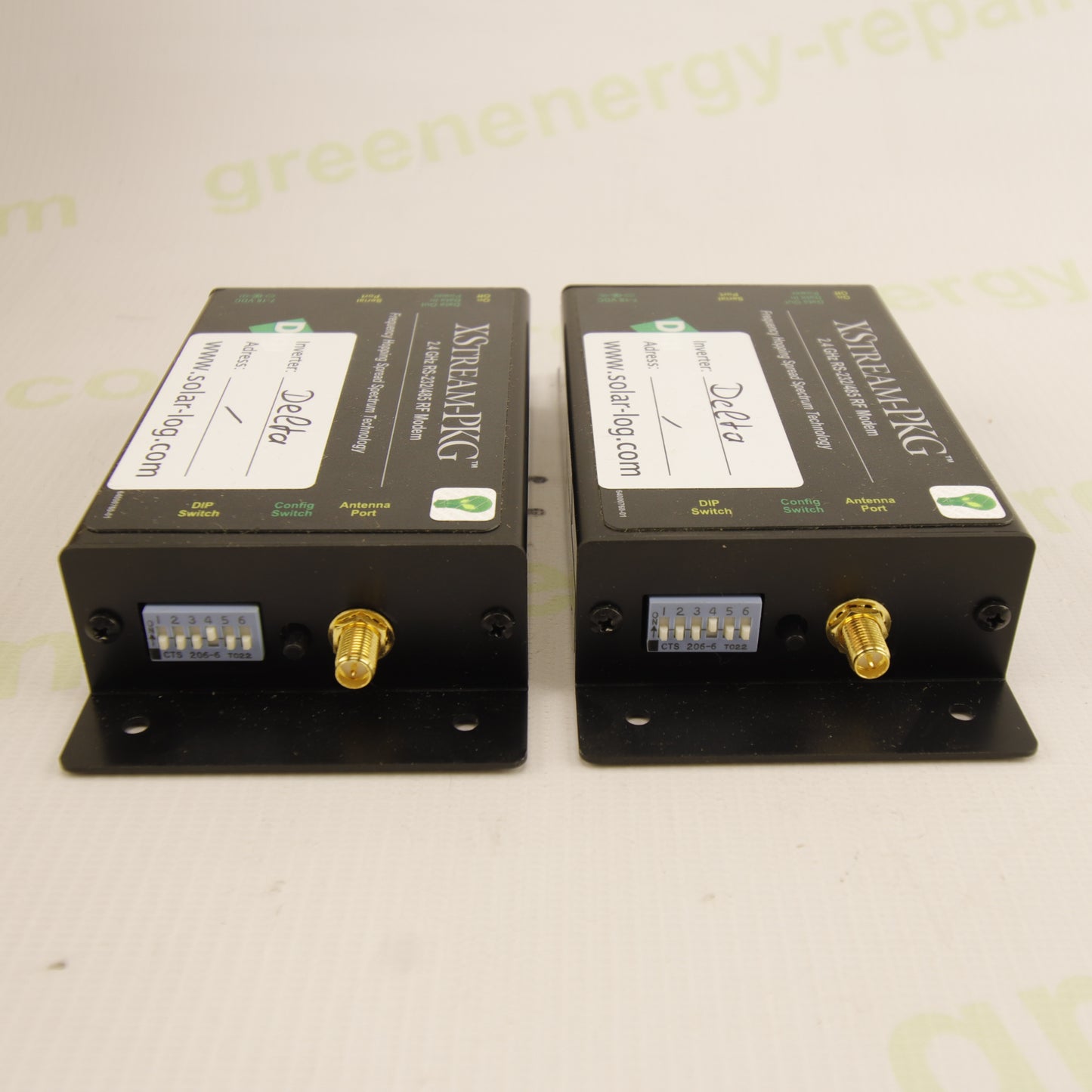 Solar-Log XSTREAM-PKG RF Modem Kit – RS232/485 2.4GHz Wireless Set – For Photovoltaic Monitoring – SMA Compatible