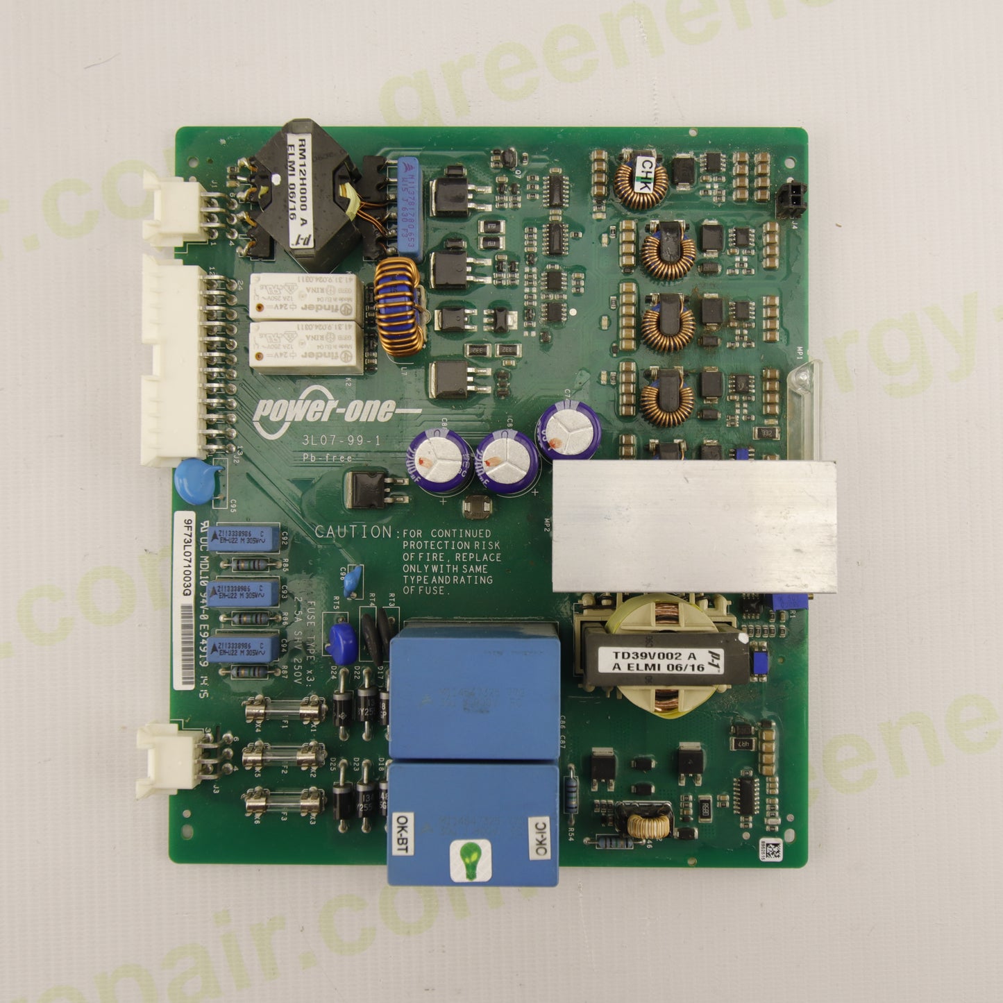 ABB / Power-One Aurora 55/67 kW Power Supply Board – Switching PSU PCB Code 3L07-99-1 Pb-Free – Industrial Photovoltaic Inverter Module