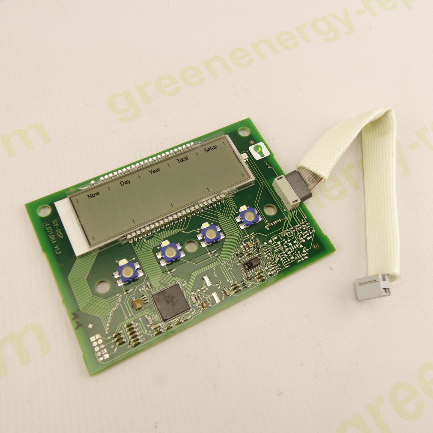Fronius IG / IG Plus LCD Display Module – User Interface Board with Keypad and Flat Cable – PV Inverter HMI