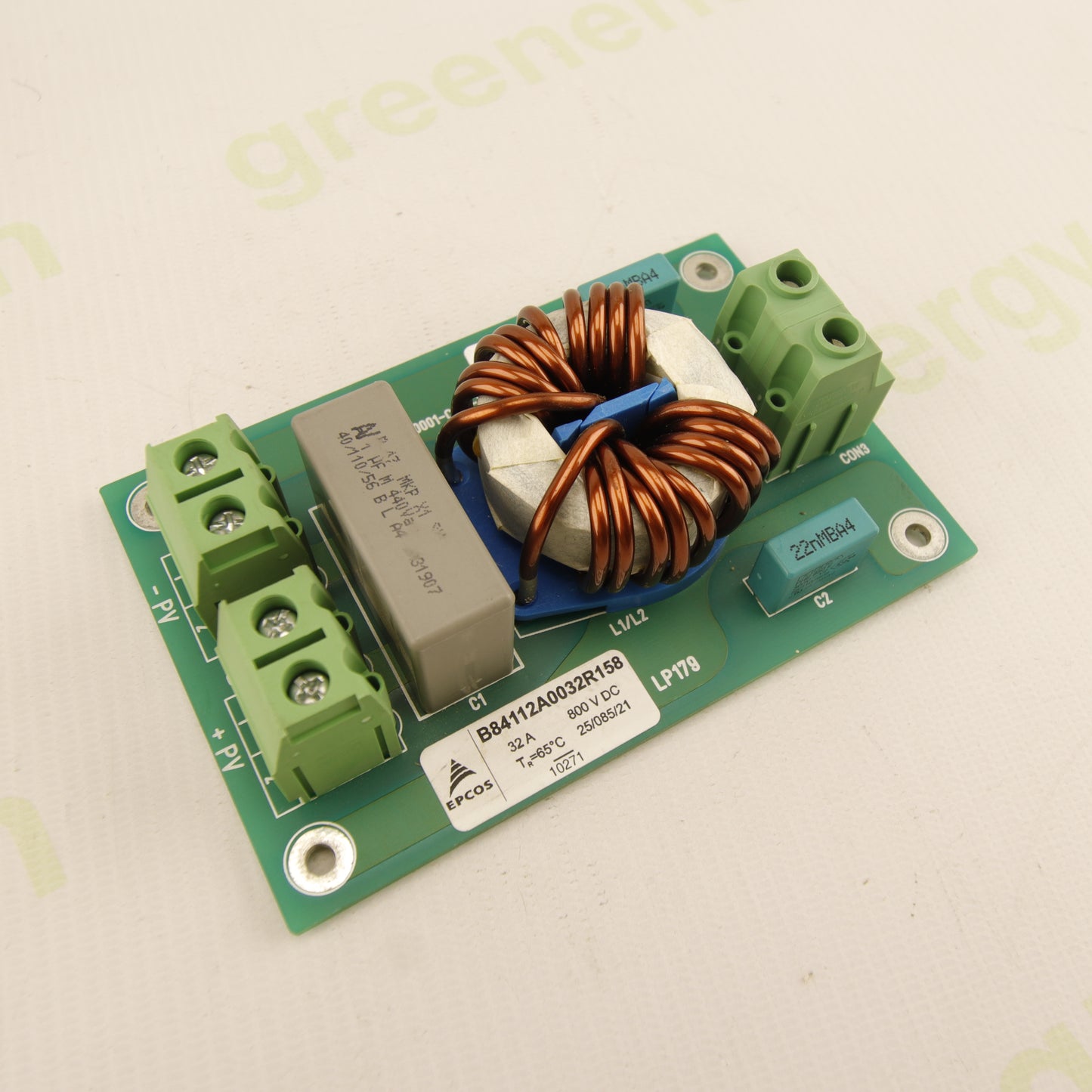 Filter DC EMI/EMC – EPCOS B84112A0032R158| 32 A | 800 V DC | Common & Differential Mode | PCB Mount