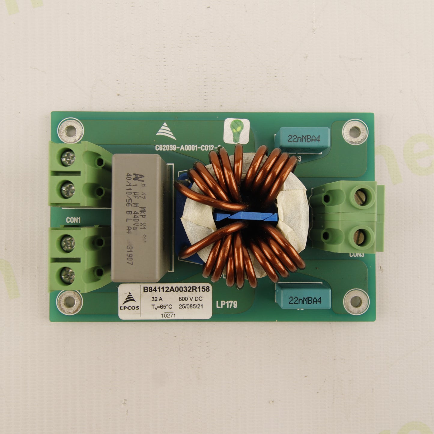 Filter DC EMI/EMC – EPCOS B84112A0032R158| 32 A | 800 V DC | Common & Differential Mode | PCB Mount