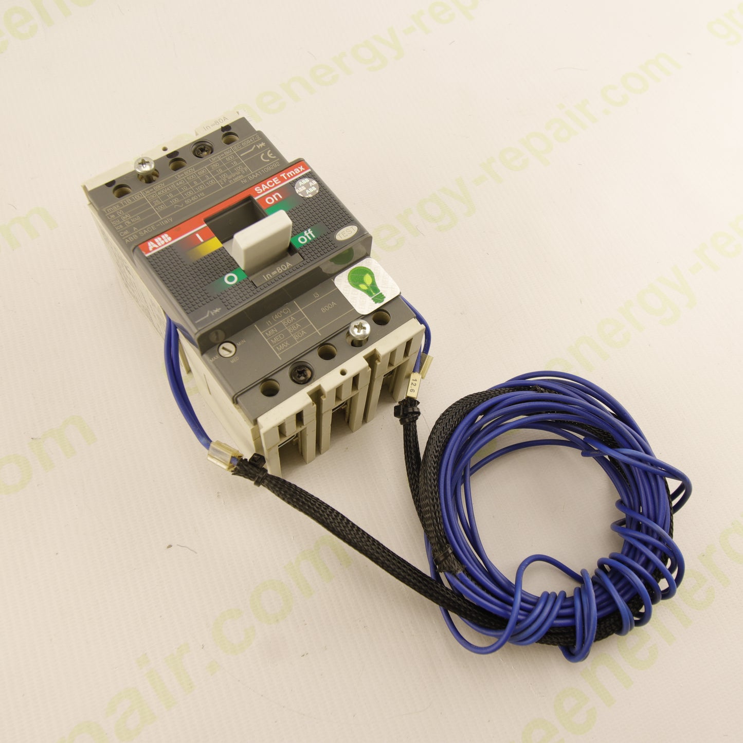 ABB SACE Tmax T1B 160 – Circuit Breaker | 80 A | 3-Pole | 690 V AC | Thermal-Magnetic Protection