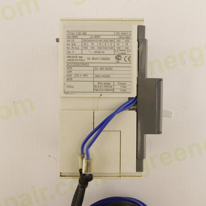 ABB SACE Tmax T1B 160 – Circuit Breaker | 80 A | 3-Pole | 690 V AC | Thermal-Magnetic Protection
